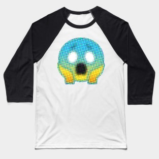 Emoji: Scream (Face Screaming in Fear) Baseball T-Shirt